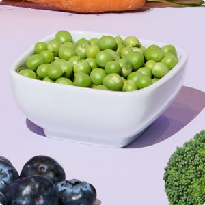 Peas in bowl