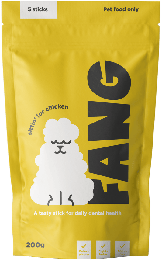 Fang sittin' for Chicken Dental Sticks (5 Sticks)