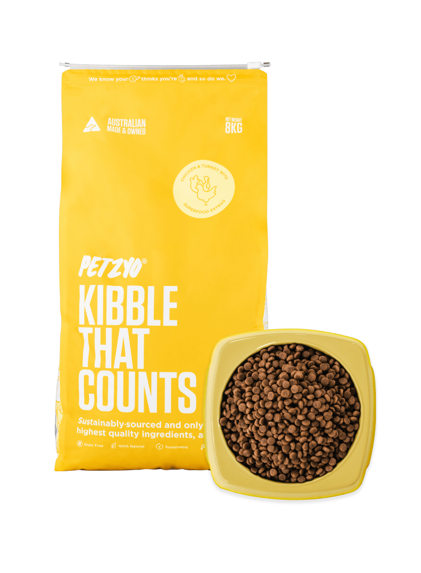 Petzyo Kibble That Counts Chicken Turkey and Superfood Extras Sampl