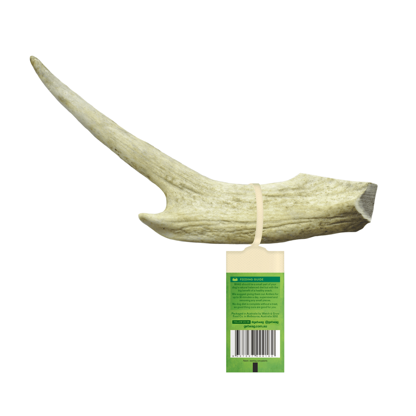 Get Wag - White Antler Horn for Dog's Teeth - Large Size