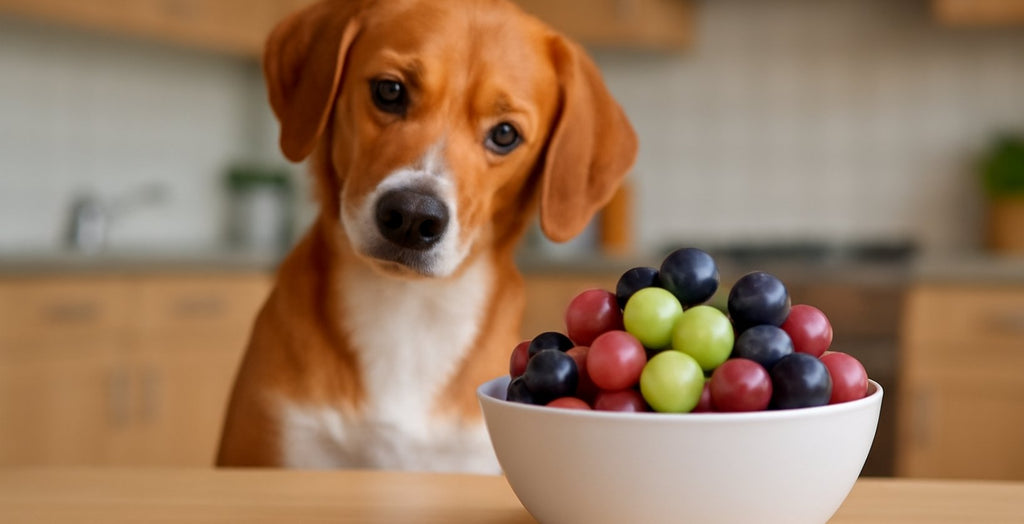 Illustration of Can Dogs Have Grapes Cottage Cheese Cat Alternatives