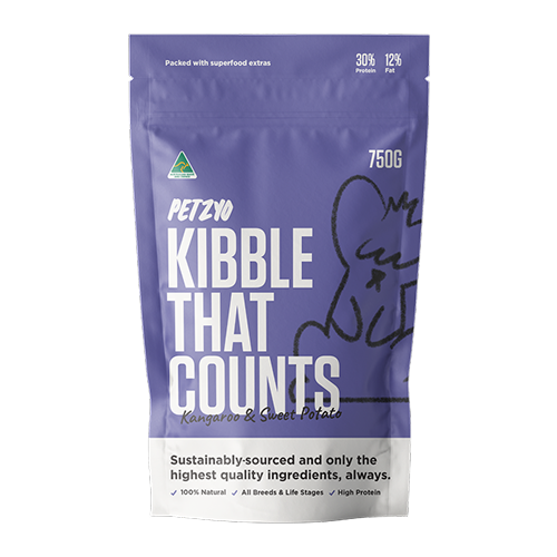 750g of Kibble That Counts - Kangaroo, Sweet Potato & Superfood Extras