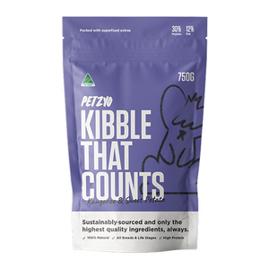 750g of Kibble That Counts - Kangaroo, Sweet Potato & Superfood Extras