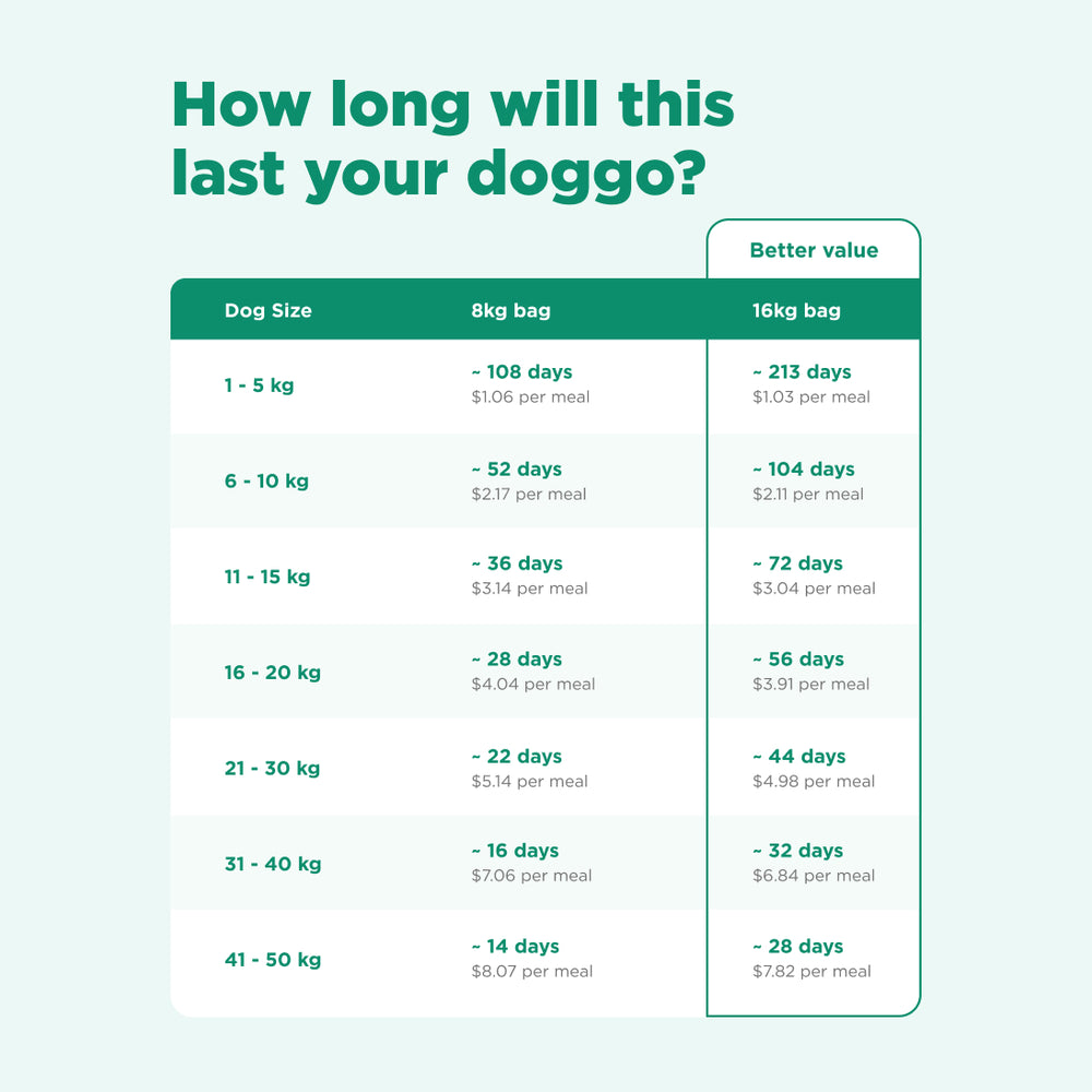 16kg of Kibble That Counts - Eco-Woofer BSFL and Superfood Extras