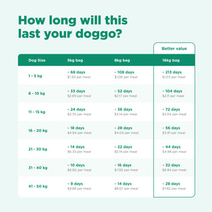 16kg of Kibble That Counts - Eco-Woofer BSFL and Superfood Extras