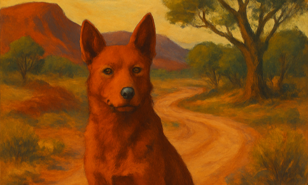 Red dog storybook cover