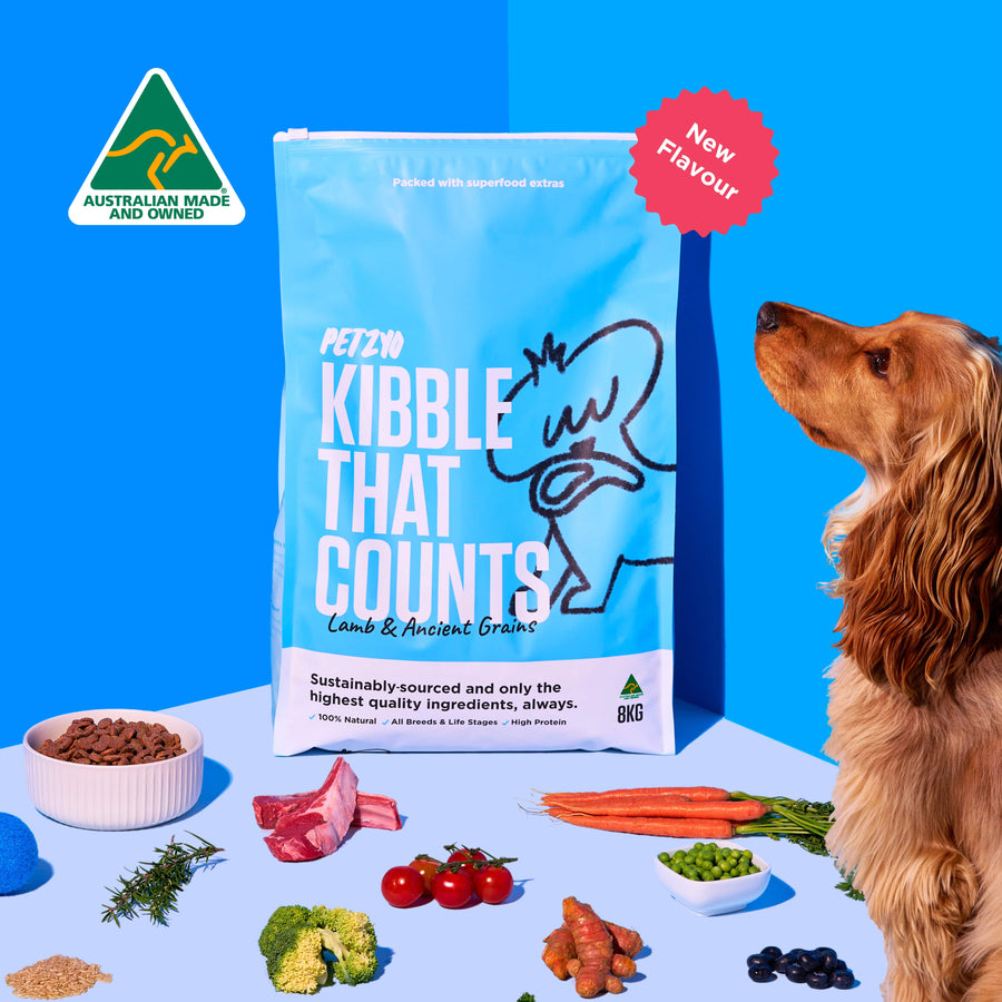 Kibble Lab Logo 8kg of Kibble That Counts - Lamb and Ancient Grains – Petzyo