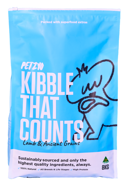 8kg bad of Kibble That Counts (Lamb & Ancient Grains Flavour)