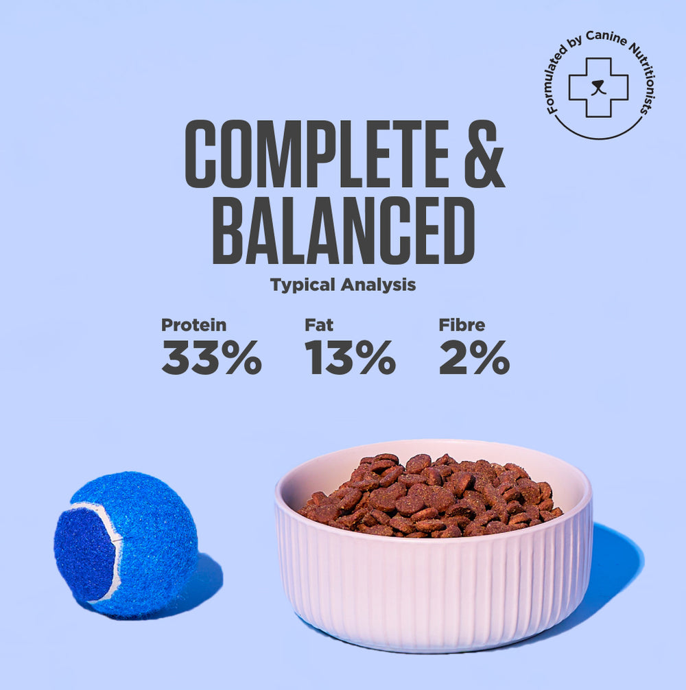 Nutritional breakdown of Kibble That Counts - Lamb and Ancient Grains