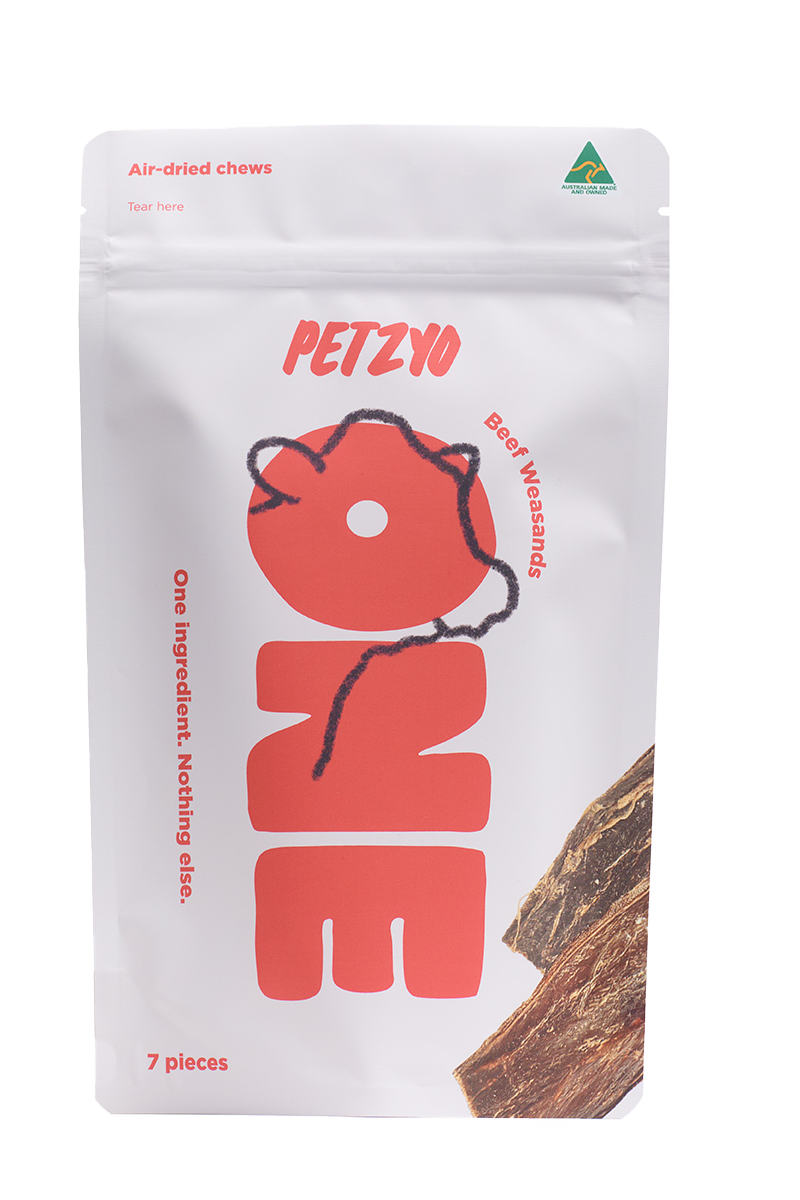 Petzyo One Beef Weasand 7 Pieces (~90g)