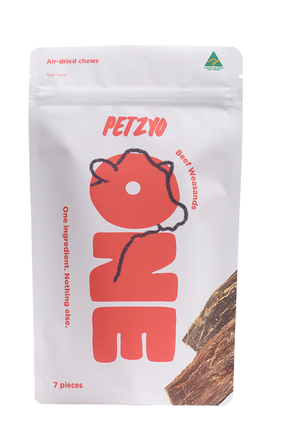 Petzyo One Beef Weasand 7 Pieces (~90g)