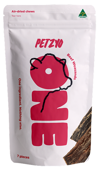 Petzyo One Beef Weasand 7 Pieces (~90g)