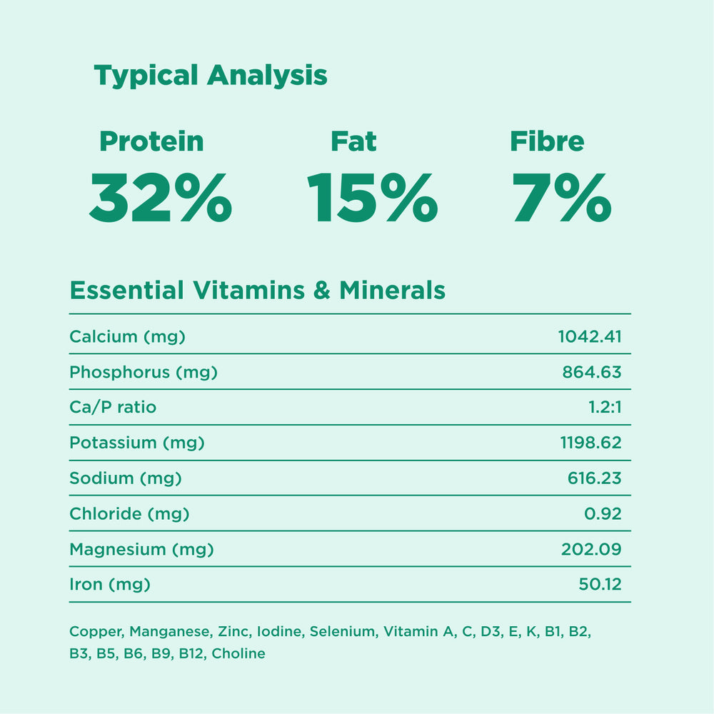 8kg of Kibble That Counts - Eco-Woofer BSFL and Superfood Extras
