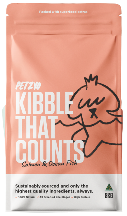 3 x ~ 100g of Kibble That Counts - Kangaroo, Chicken and Salmon