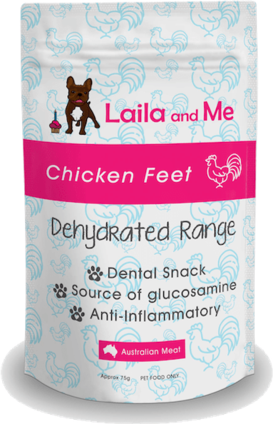 Laila & Me Dog Treats - Chicken Feet 75g - Petzyo