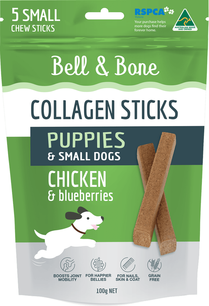 Bell & Bone Collagen Chew Sticks for Puppies & Small Dogs Chicken