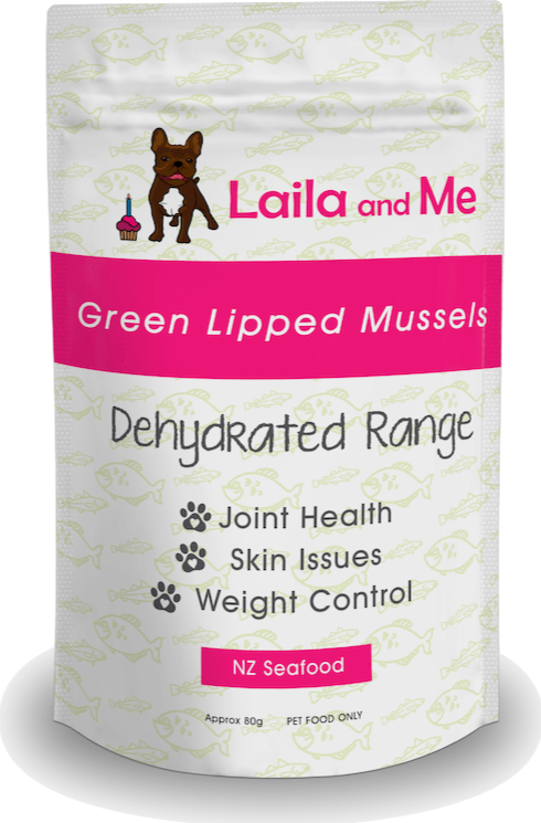 Laila & Me Dog Treats - Green Lipped Mussels 80g - Petzyo
