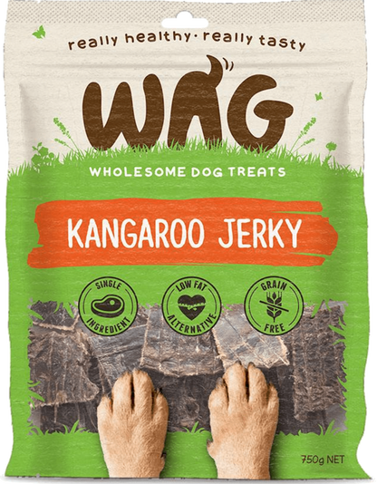 Get Wag - Kangaroo Jerky - Multiple Sizes - Petzyo