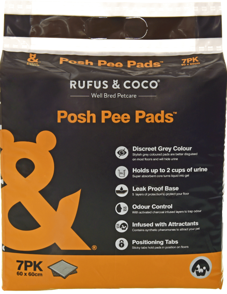 Rufus & Coco - Posh Pee Pads - Multiple Sizes - Petzyo