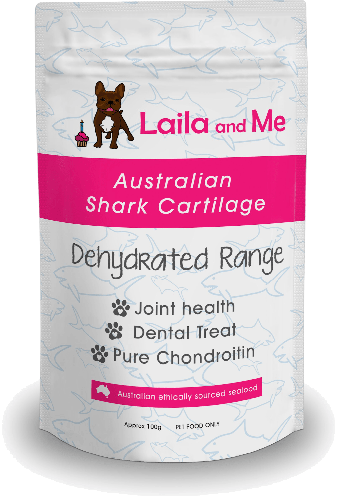 Laila & Me Dog Treats - Shark Cartilage 100g - Petzyo