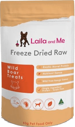 Laila & Me Freeze Dried Raw - Wild Boar 60g