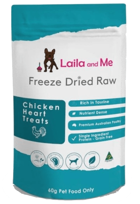 Laila & Me Freeze Dried Raw - Chicken Hearts 60g