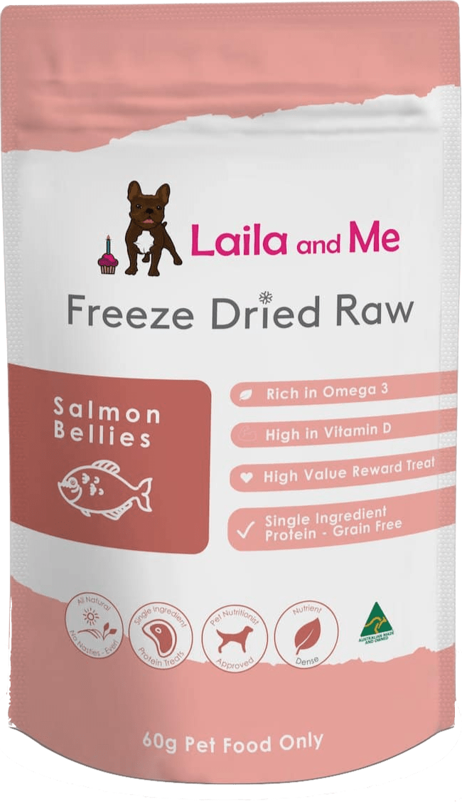 Laila & Me Freeze Dried Raw - Salmon Bellies 60g