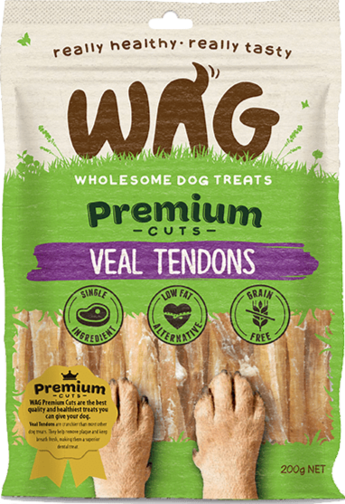 Get Wag - Veal Tendons - Multiple Sizes - Petzyo