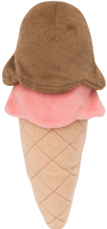 Zippy Paws - Plush Toy for Dogs - Ice Cream - Petzyo