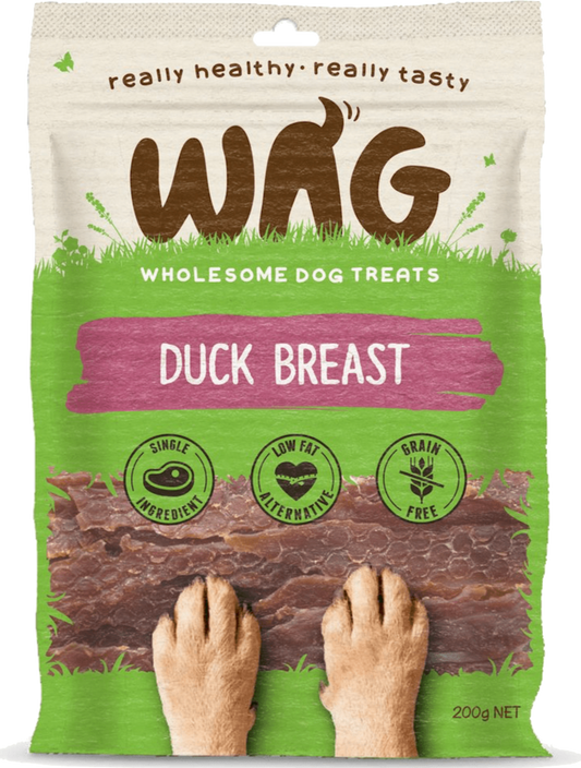 Get Wag - Duck Breast Dog Treats - 200g - Petzyo