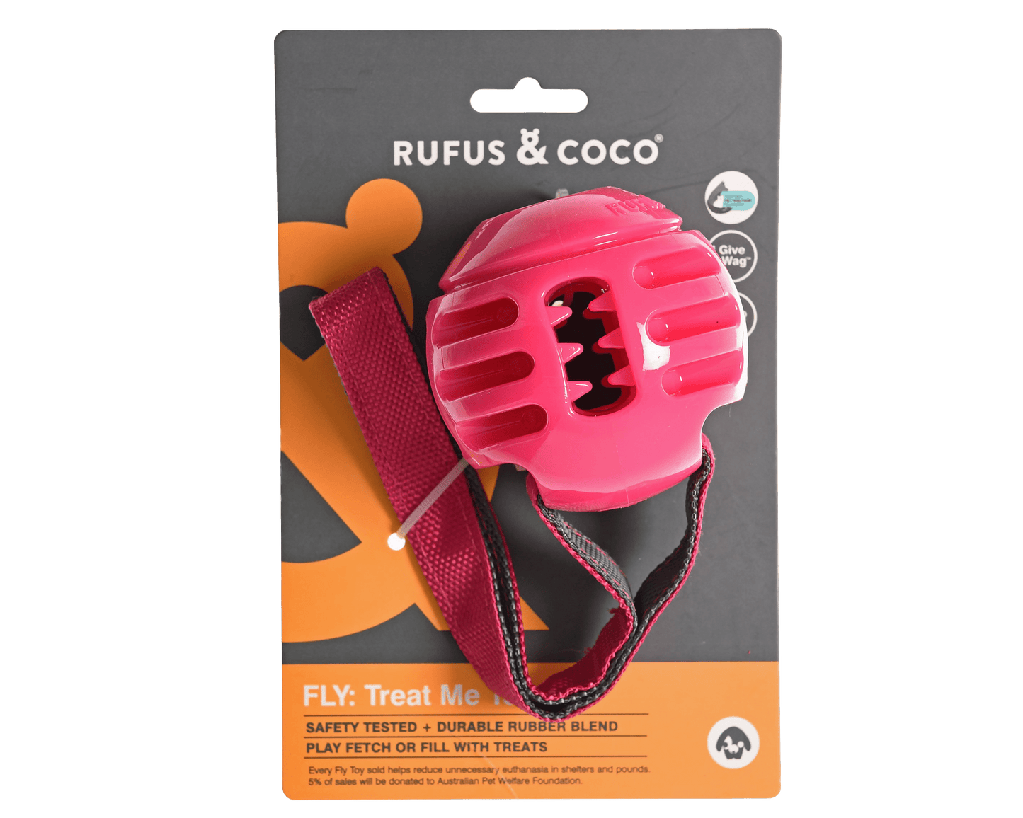 Rufus & Coco - Fly Treat Me Toy - Multiple Colours - Petzyo