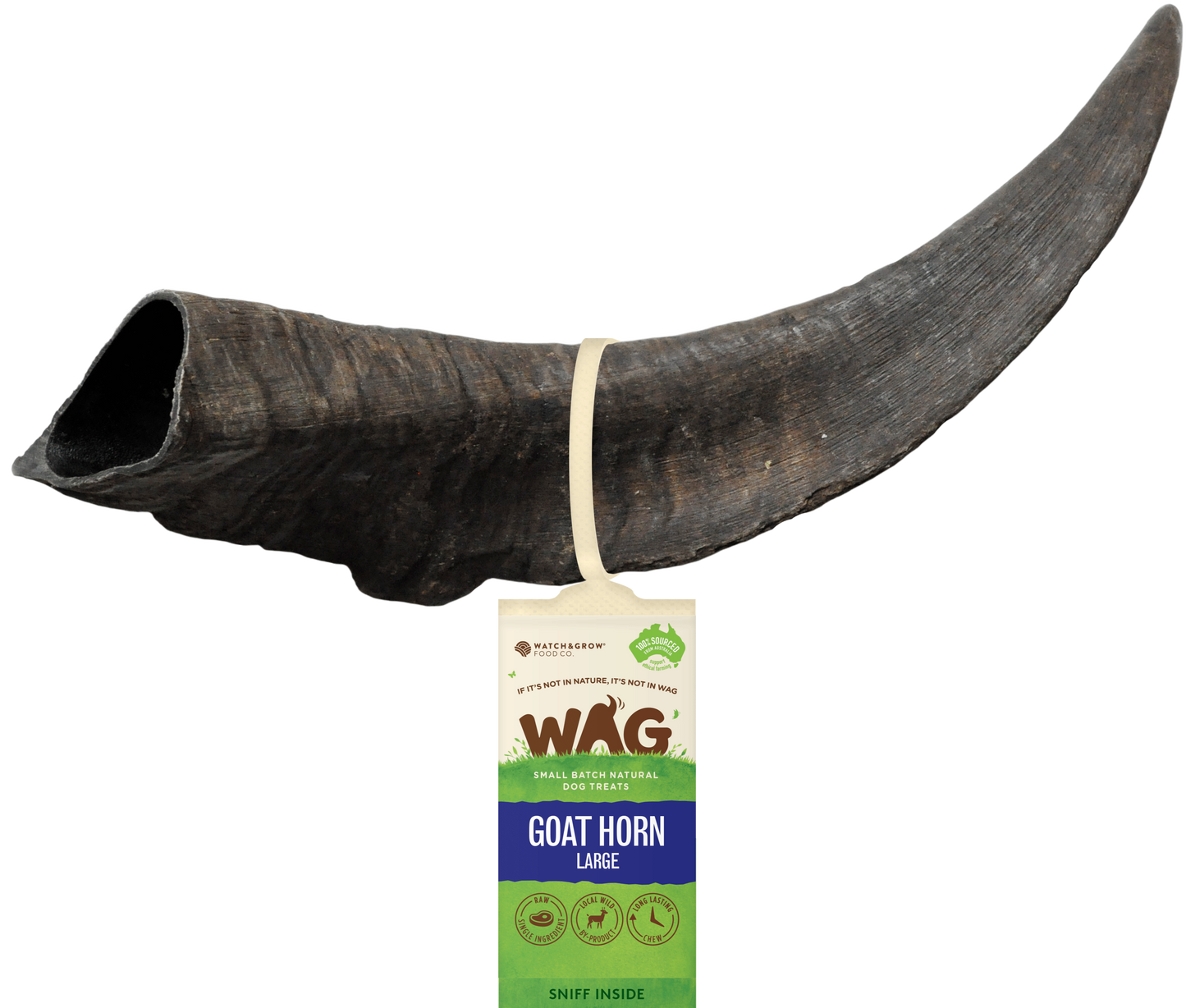 Get Wag - Goat Horn - Multiple Sizes - Petzyo