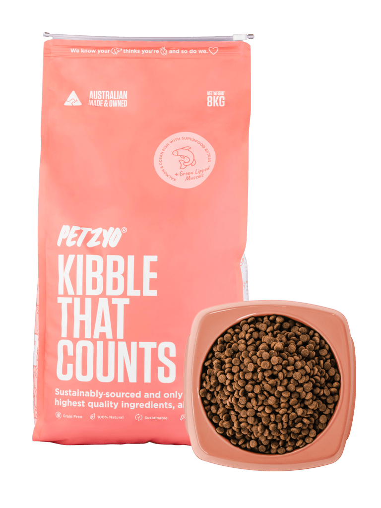 8kg of Kibble That Counts - Salmon and Ocean Fish with Green Lipped Mu ...
