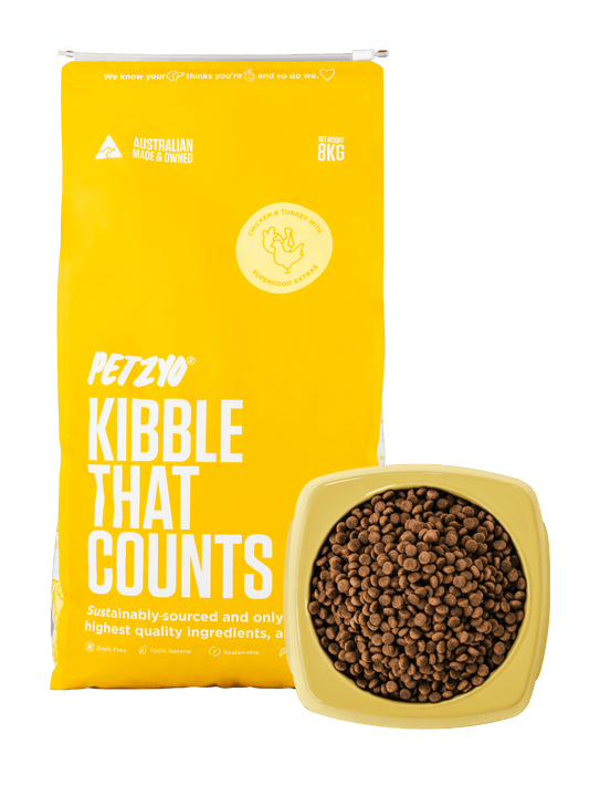 8kg of Kibble That Counts - Chicken & Turkey with Superfood Extras - Petzyo