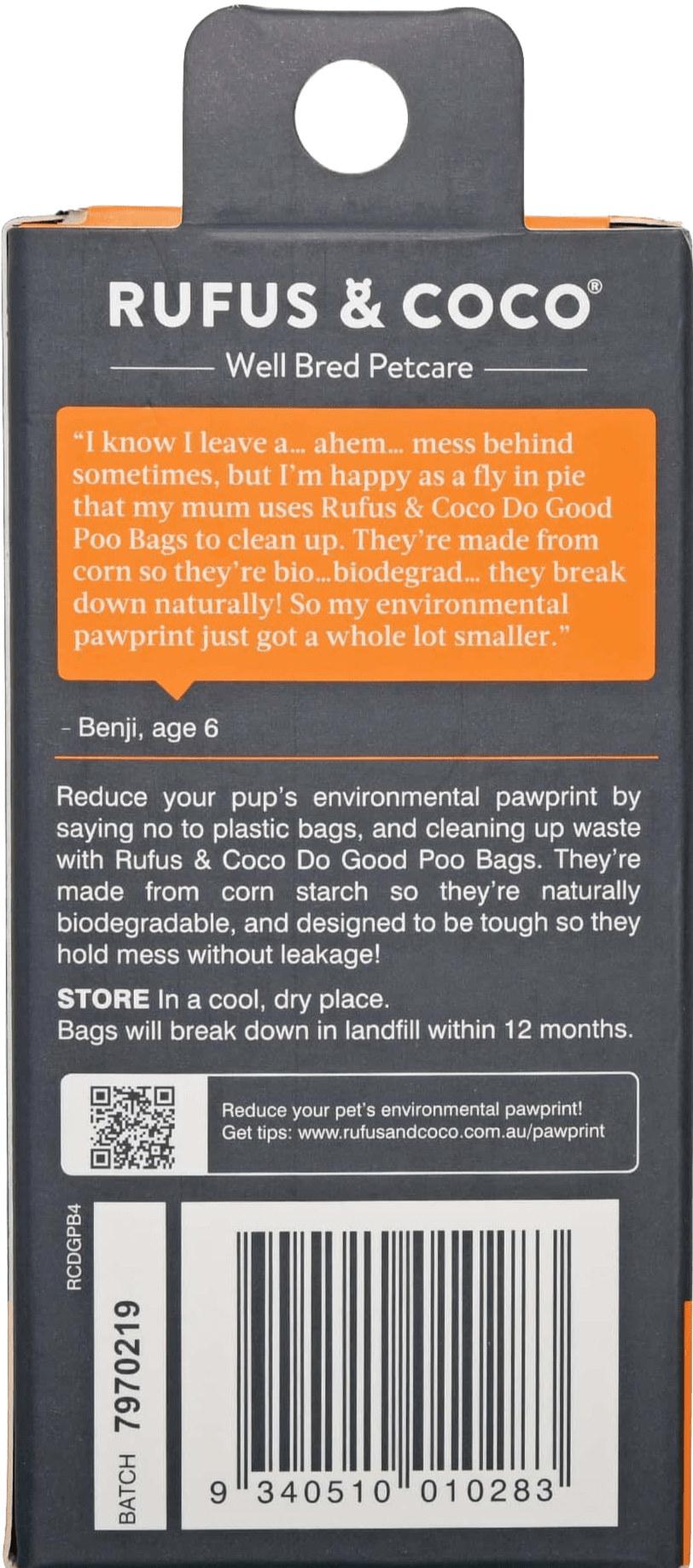 Rufus & Coco Do Good Dog Poo Bags