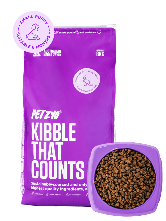 8kg of Kibble That Counts - Kangaroo, Sweet Potato & Superfood Extras Trial - Petzyo