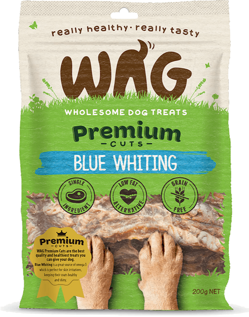Get Wag - Blue Whiting Dog Treats - 200g - Petzyo