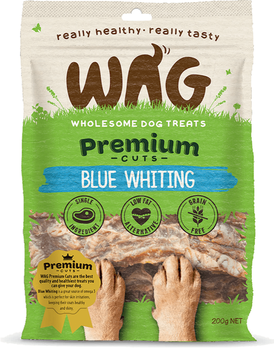 Get Wag - Blue Whiting Dog Treats - 200g - Petzyo