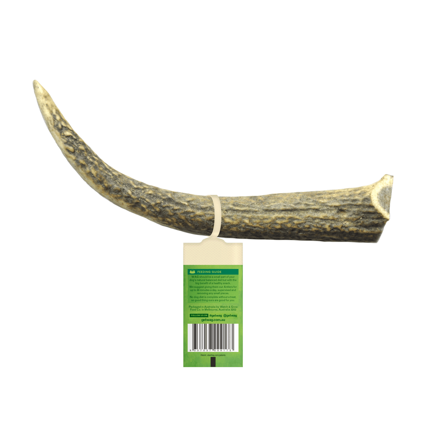 Get Wag - Antler Horn for Dog's Teeth - Multiple Sizes - Petzyo