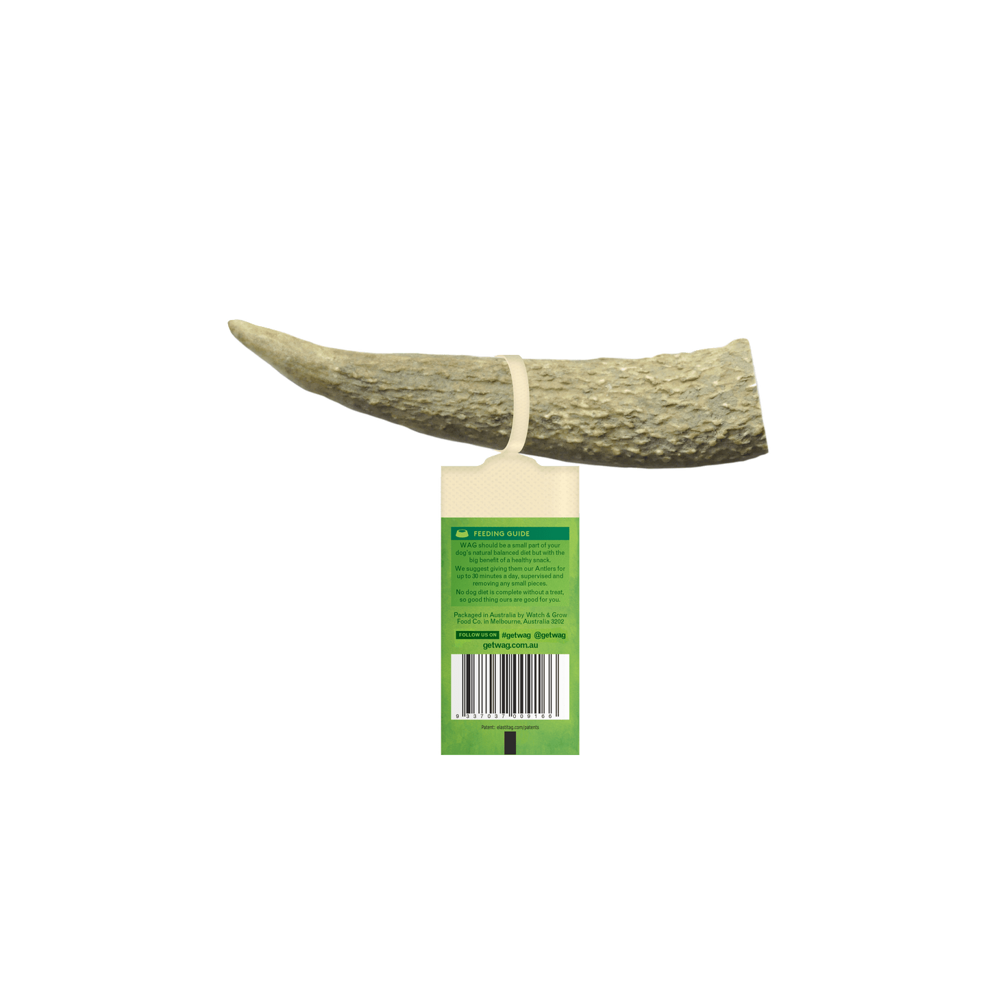 Get Wag - Antler Horn for Dog's Teeth - Multiple Sizes - Petzyo